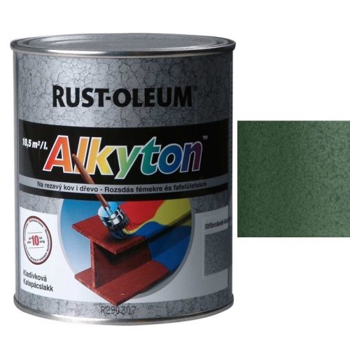 Alkyton sötétszöld kenhető Kalapács lakk - 750 ml