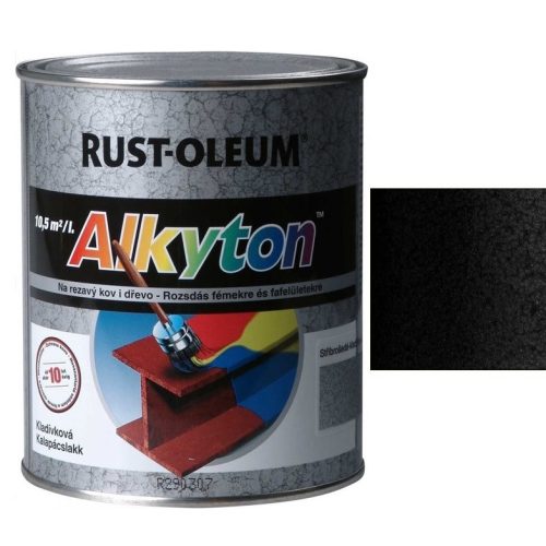 Alkyton Kalapács lakk festék fekete - 750 ml