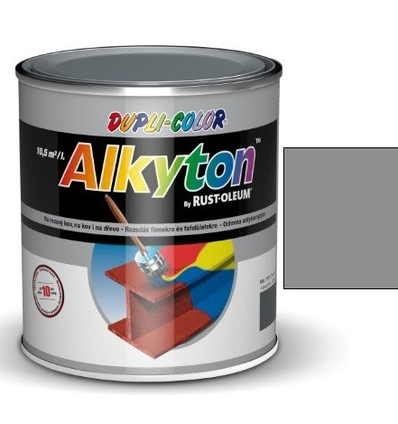 Alkyton fedő és alapozó festék RAL 9007 fehér aluminium - 750 ml