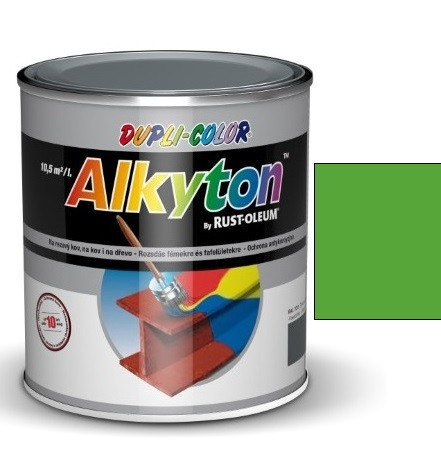 Alkyton fedő és alapozó festék RAL 6018 sárgászöld - 5 l