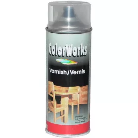   Color Works színtelen lakk selyem fényű szintetikus festék spray 400ml