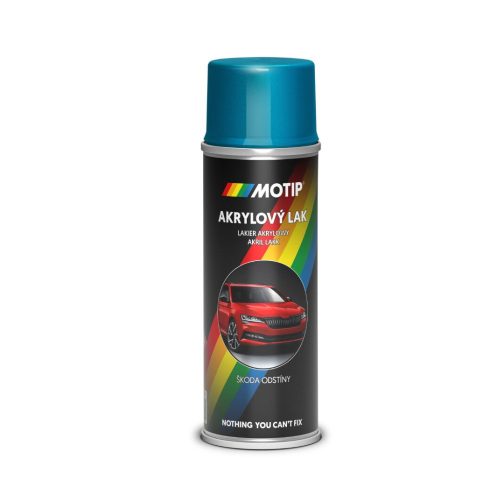 MOTIP AUTO-COLOR SKODA misztikus kék metál fényes festék spray 200ml