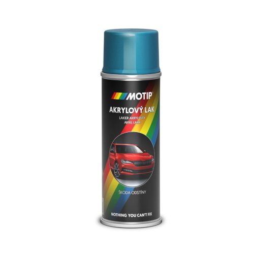 MOTIP AUTO-COLOR SKODA vízkék metál fényes festék spray 200ml
