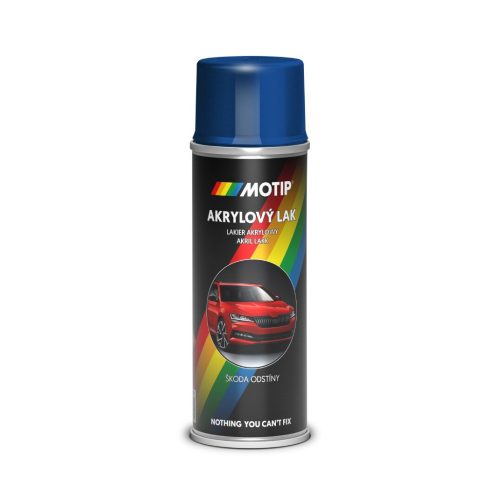 MOTIP AUTO-COLOR SKODA éjkék metál fényes festék spray 200ml