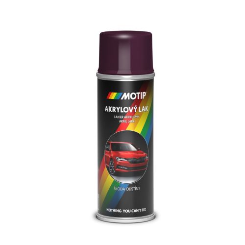 MOTIP AUTO-COLOR SKODA espirit metál fényes festék spray 200ml