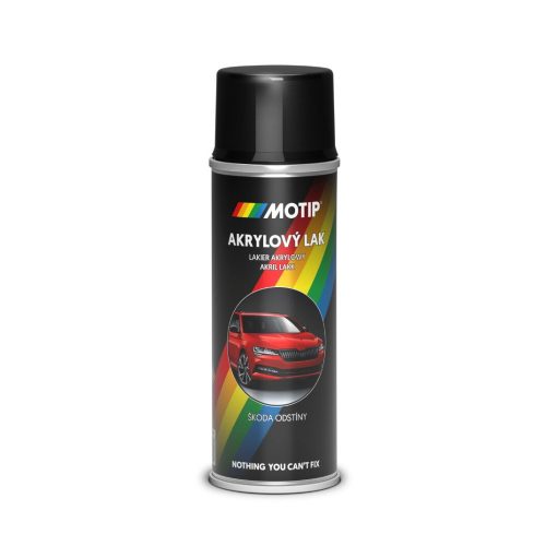 MOTIP AUTO-COLOR SKODA magic fekete metál fényes festék spray 200ml