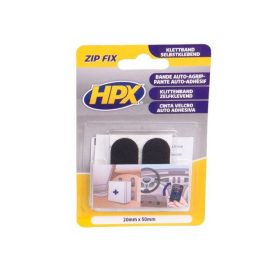 ZIP FIX kétoldalas tépőzáras ragasztó párna 20mm*50mm